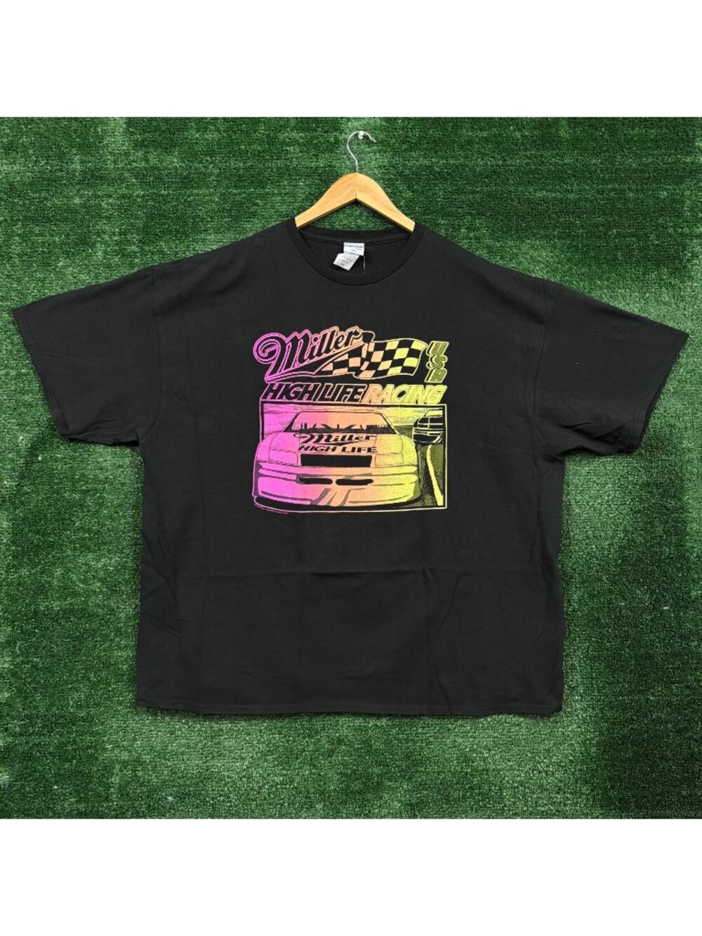 Miller High Life USA Racing Oversized T-Shirt Size XXL